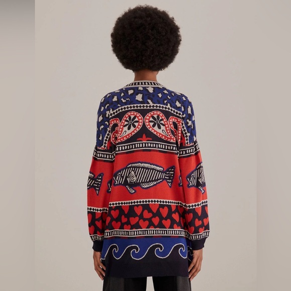 FARM Rio Multicolor Patterned Cardigan - Picture 4 of 13